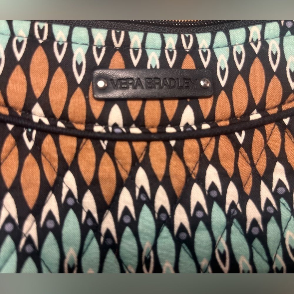 Vera Bradley Sierra Stream Shoulder Purse - Picture 5 of 6